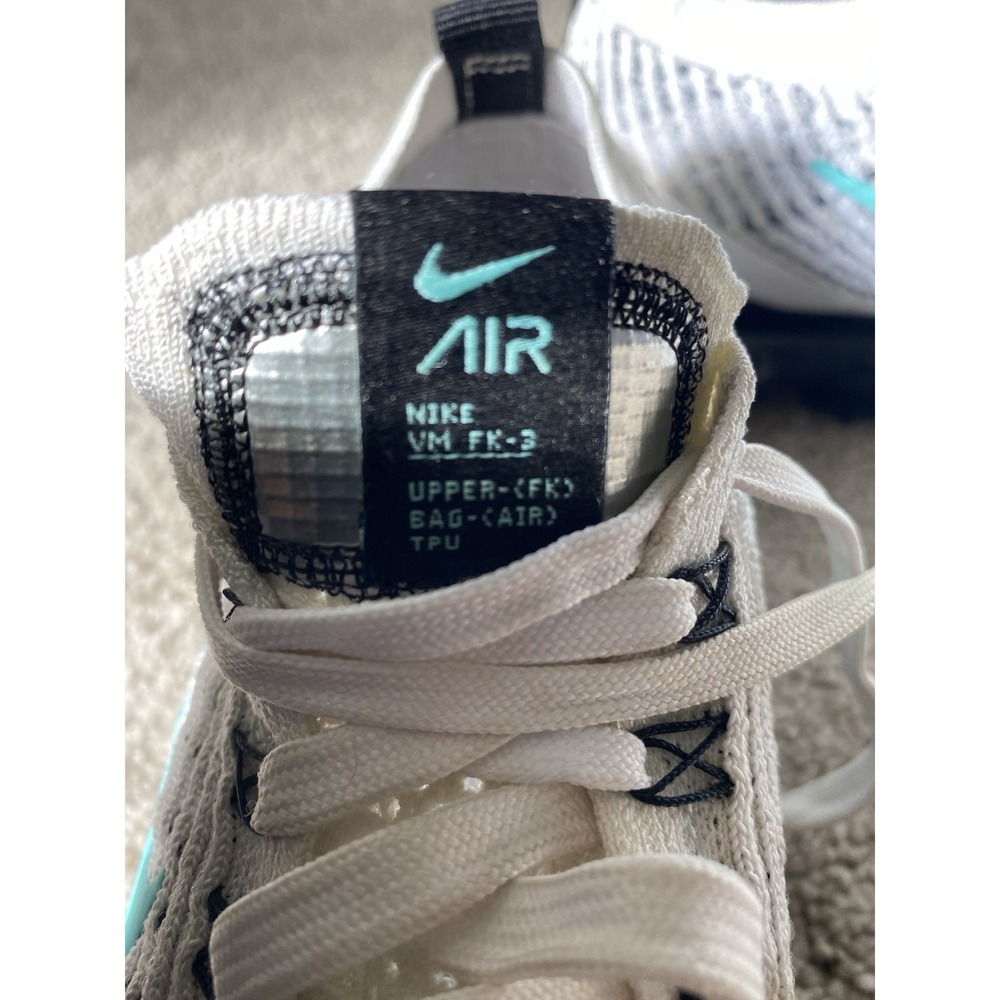 Clean Nike Size 8 Mens Air Vapormax Flyknit 3 Tiffany Blue Shoes View 3